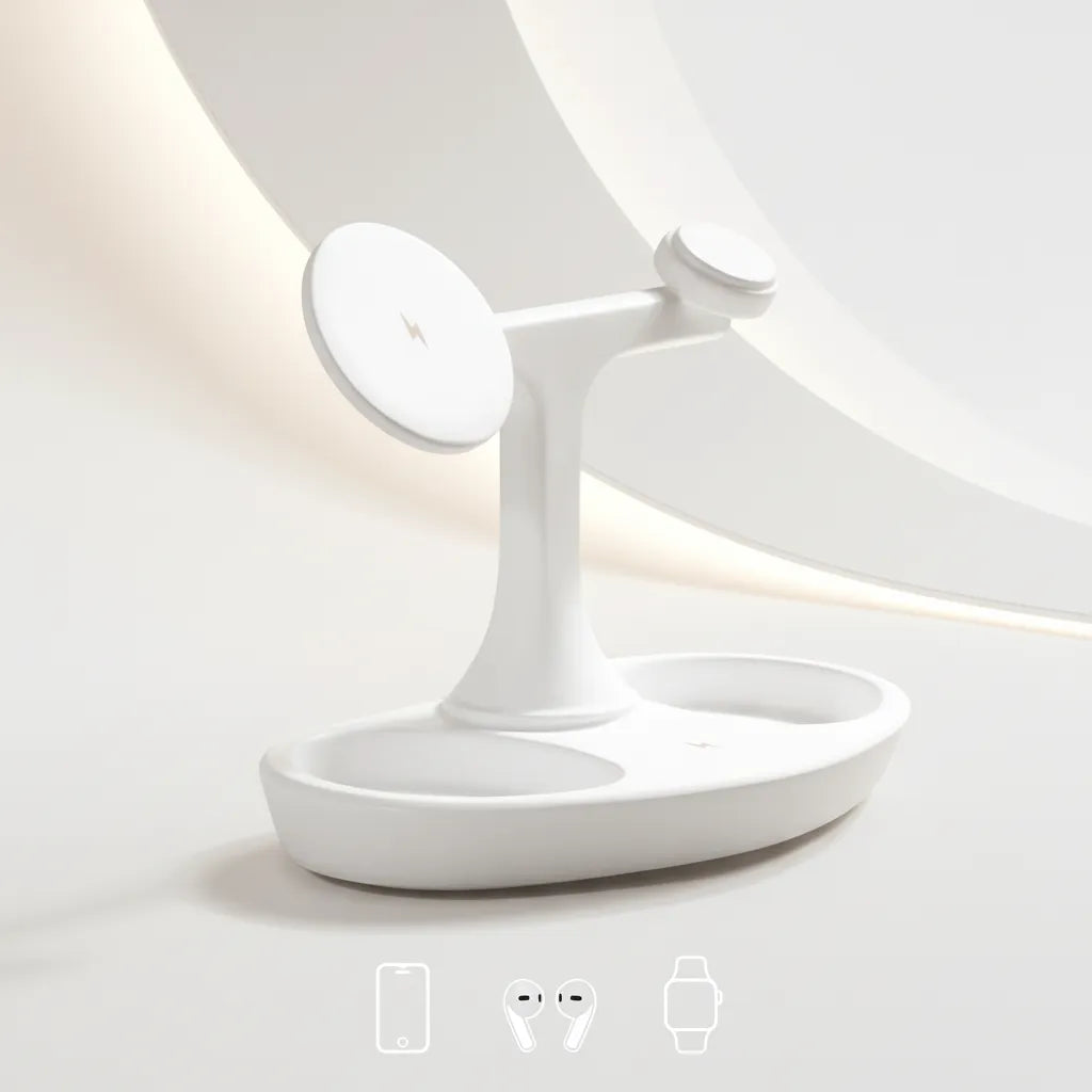 3-in-1 Charger with 3D Crafted Design