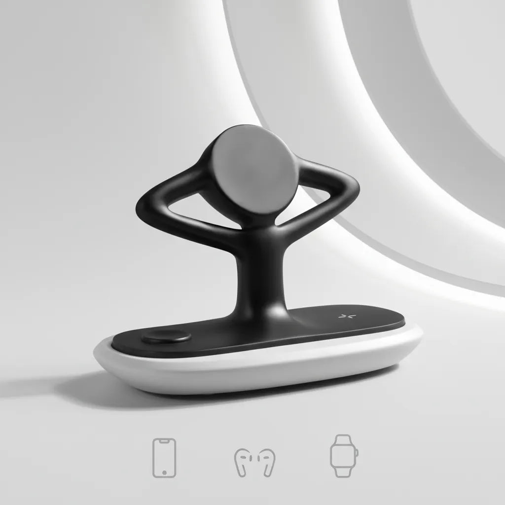 3-in-1 Charger with 3D Crafted Design
