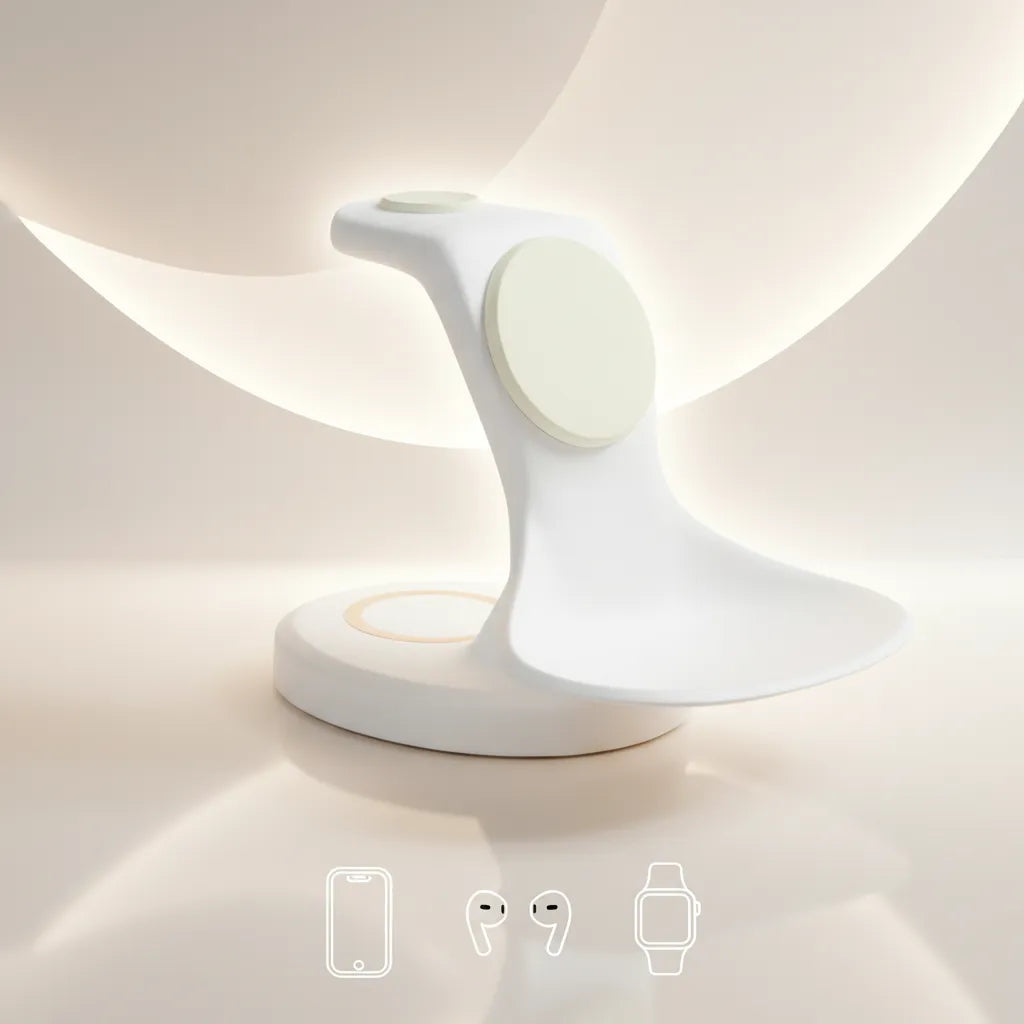 3-in-1 Charger with 3D Crafted Design