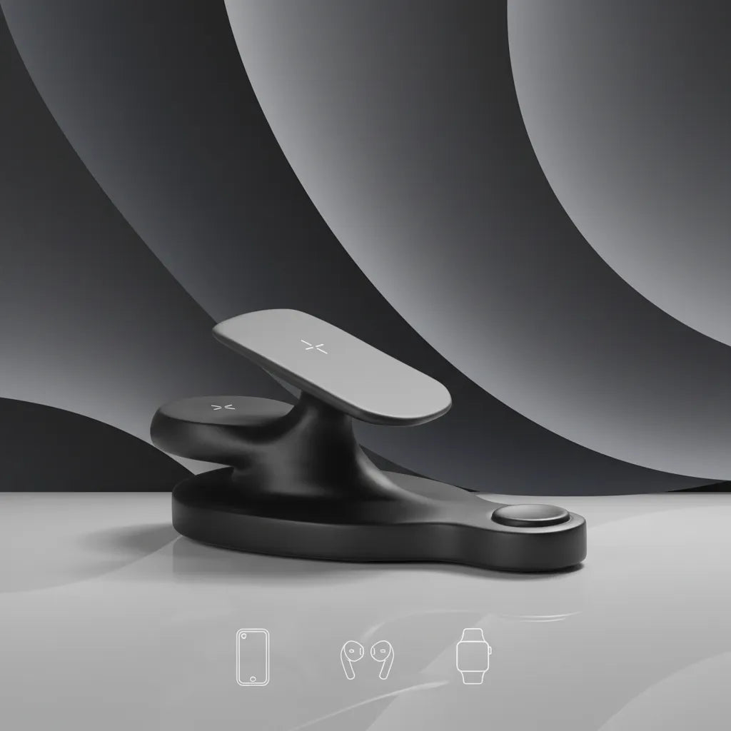 3-in-1 Charger with 3D Crafted Design