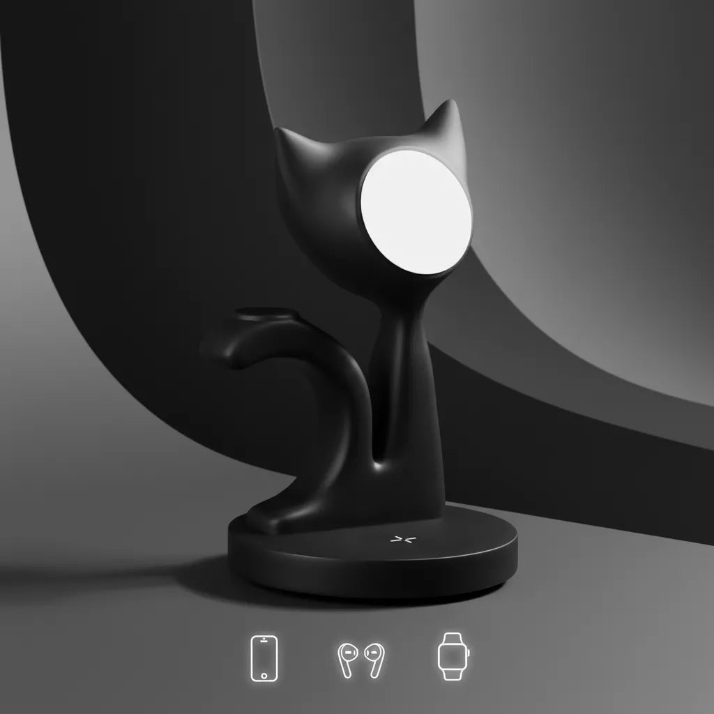 3-in-1 Charger with 3D Crafted Design
