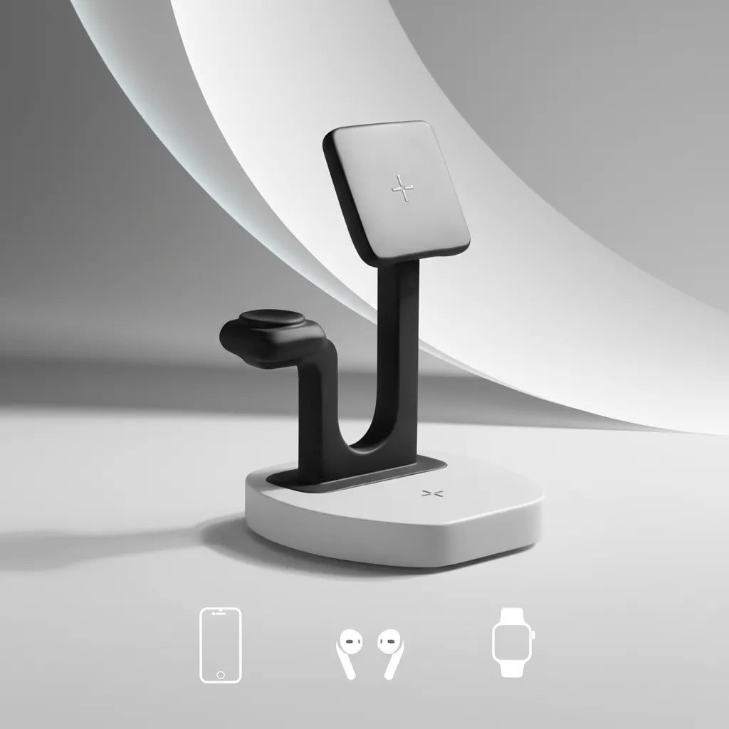3-in-1 Charger with 3D Crafted Design