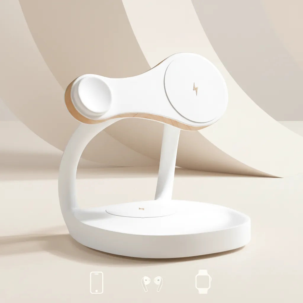 3-in-1 Charger with 3D Crafted Design
