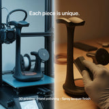 Helmet — Wood-Look Wireless Charger Stand 30W