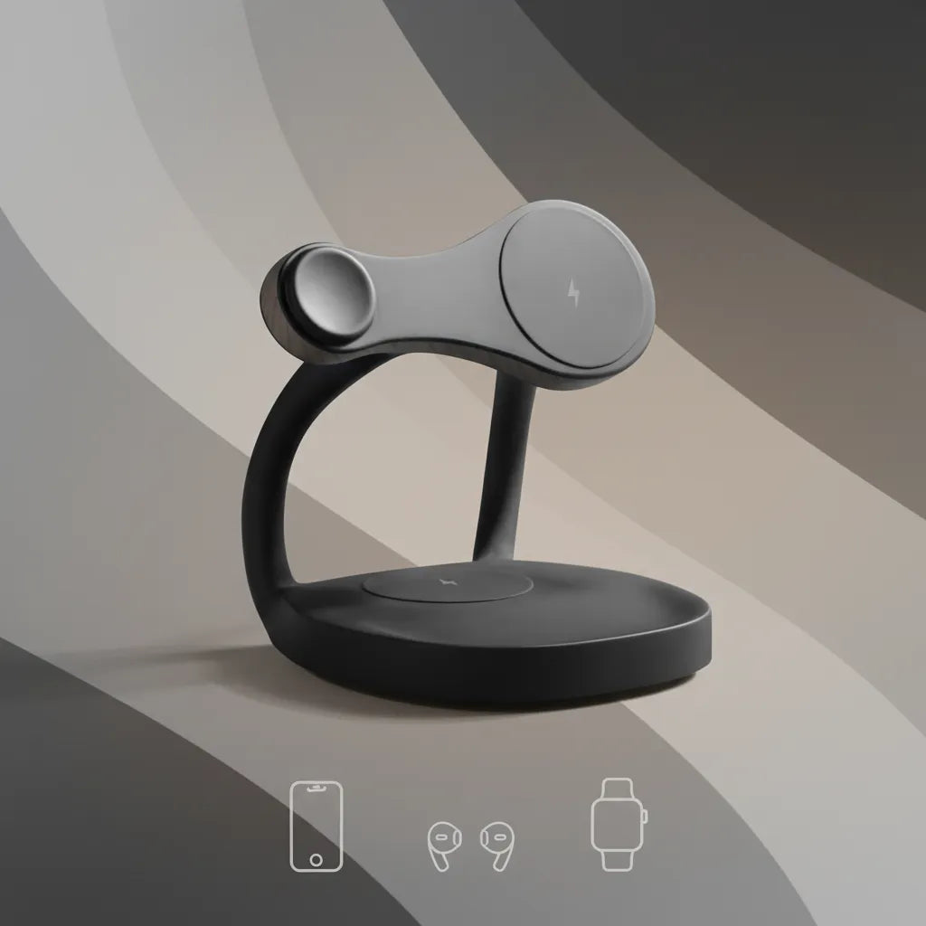 3-in-1 Charger with 3D Crafted Design
