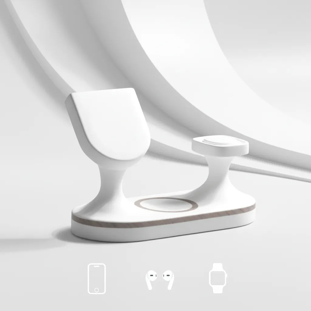 3-in-1 Charger with 3D Crafted Design