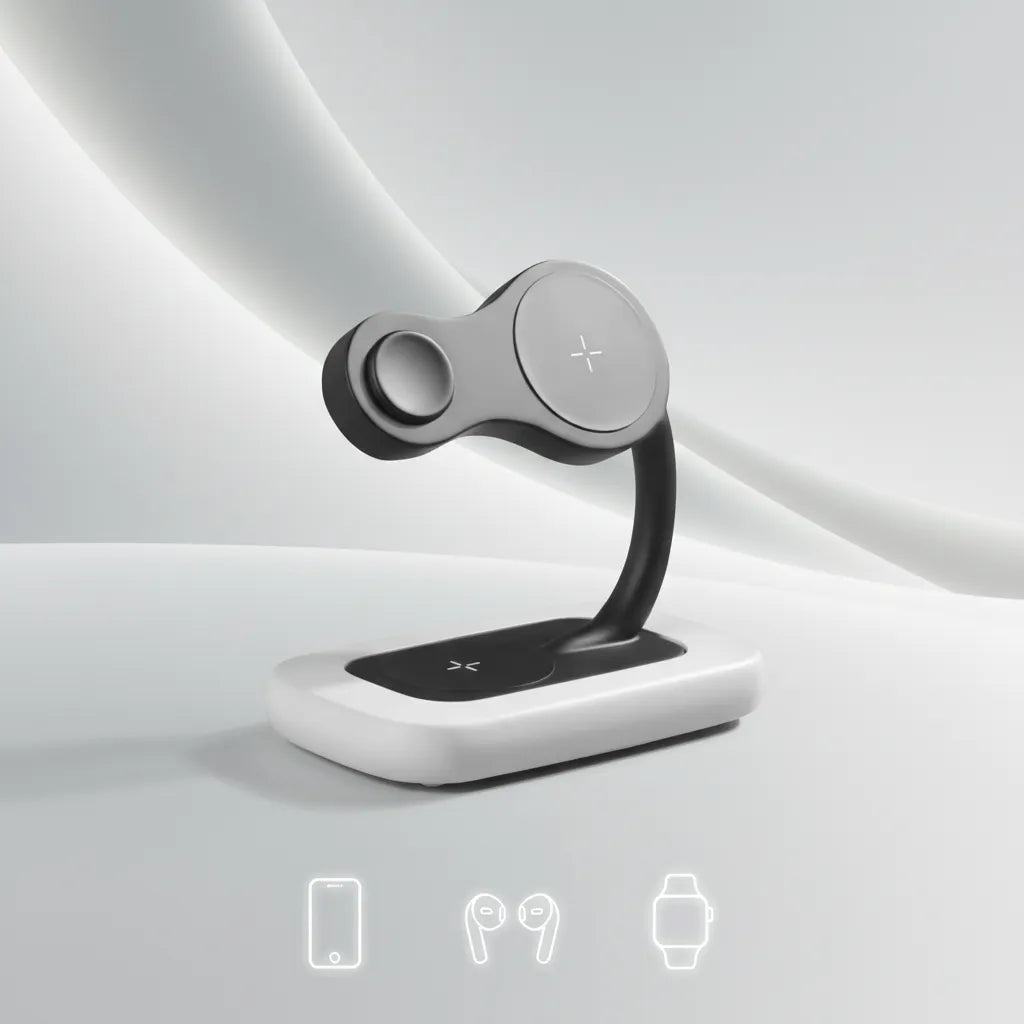 3-in-1 Charger with 3D Crafted Design