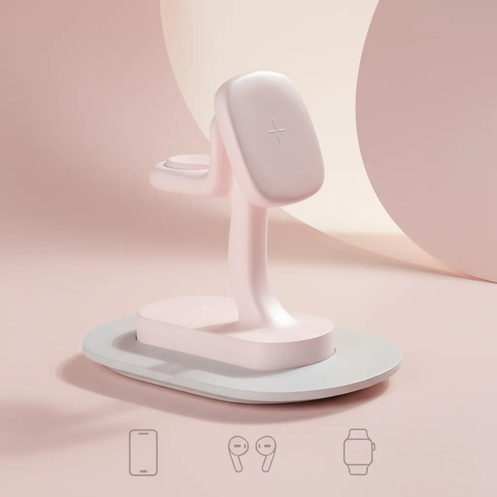 3-in-1 Charger with 3D Crafted Design