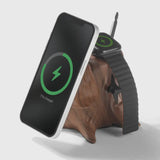 Moku-San Wood-Look Wireless Charger Stand