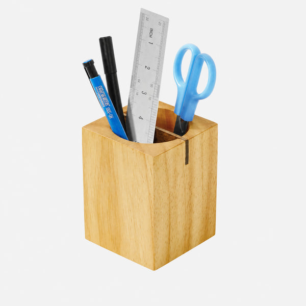 Solid Wooden Pen Holder