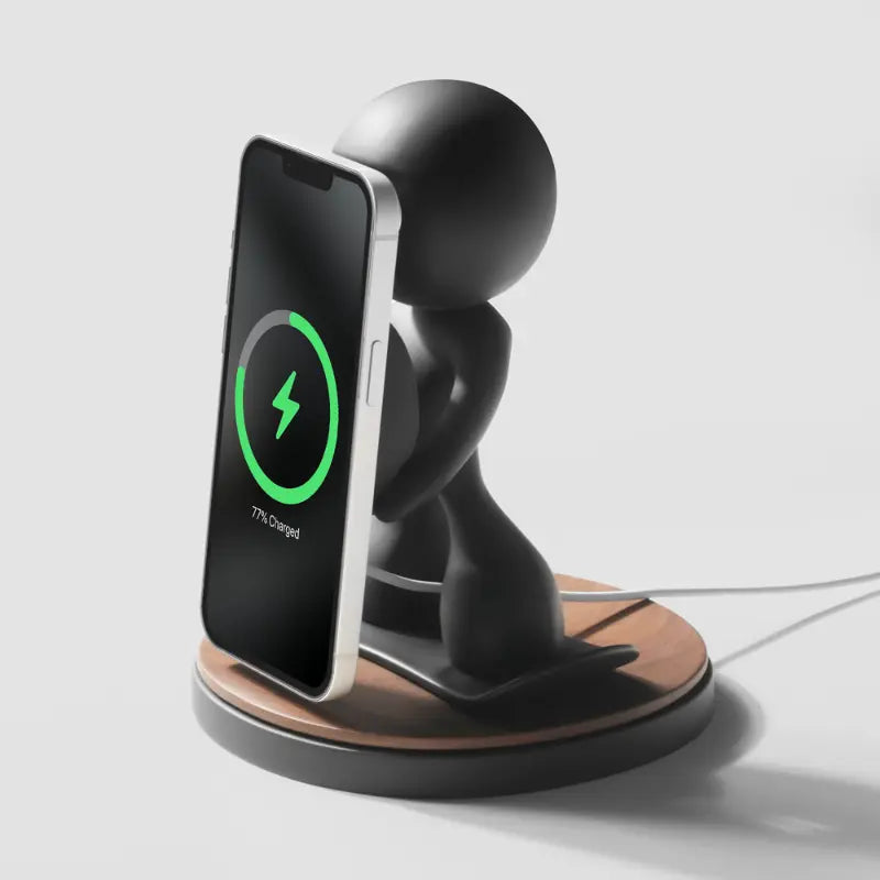Snow-Bob Wood-Look Wireless Charger