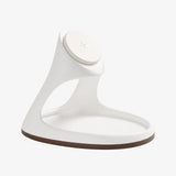 White Vessel Wood-Look Wireless Charger