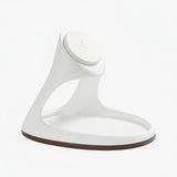 White Vessel Wood-Look Wireless Charger