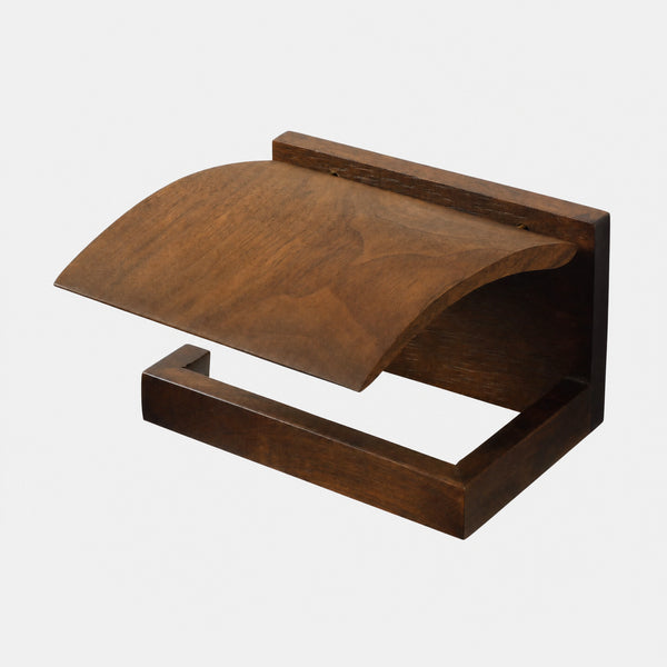Walnut Classique Toilet Paper Holder