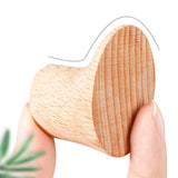 Beech Wood Boot-Profile Wall Hook — Natural Rustic Wood