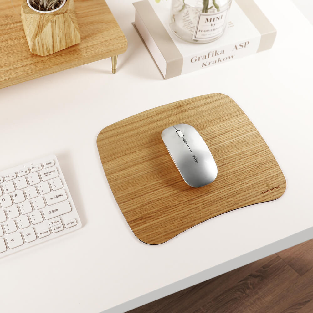 Ash Wooden Mouse Pad | Rectangular