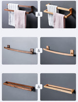 Wooden Towel Bar Holder Wall Mount — Arc Design