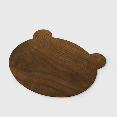 Bear Model Wooden Mouse Pad