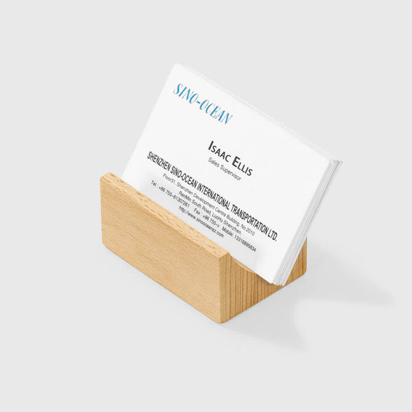 Beechwood Business Card Holder