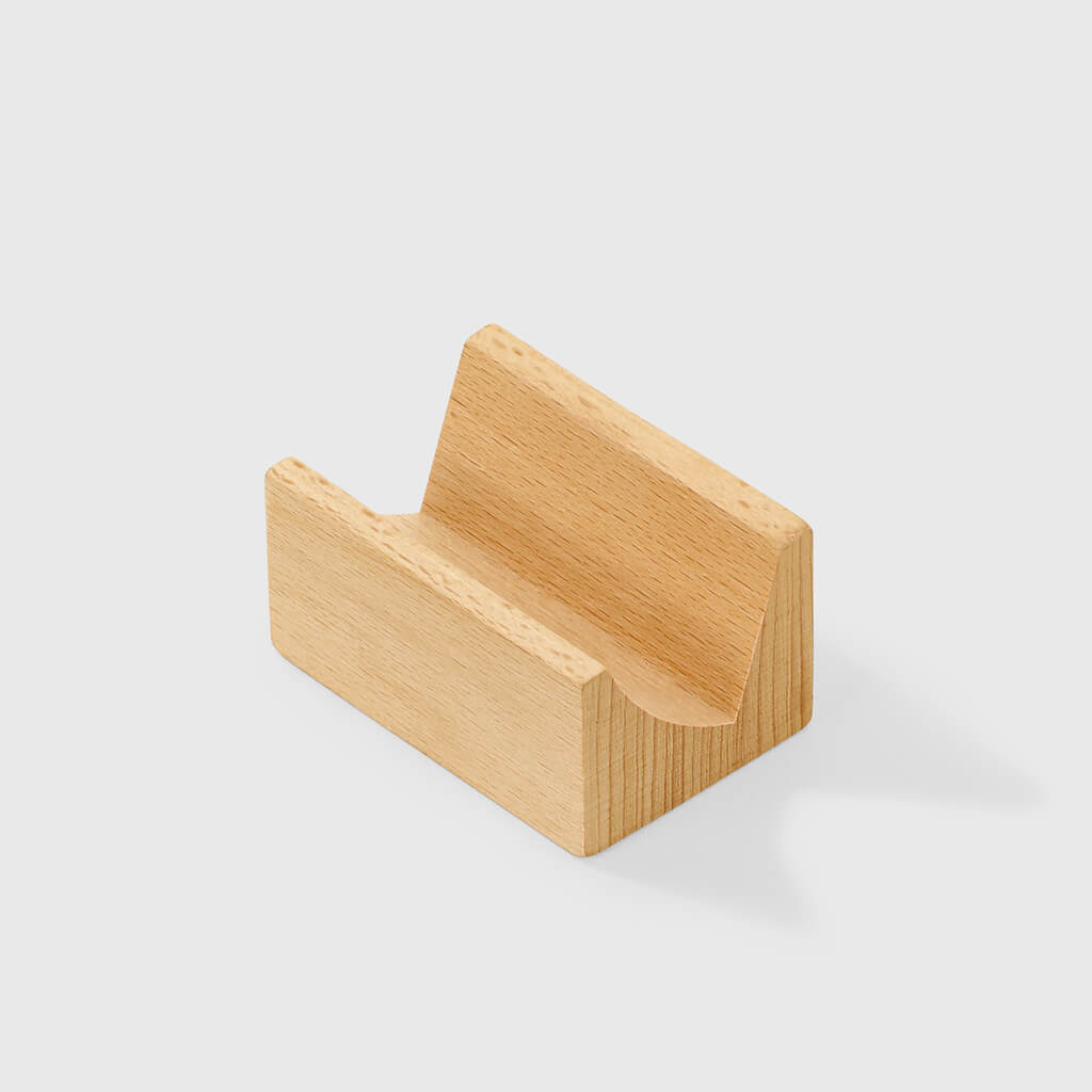 Beechwood Business Card Holder
