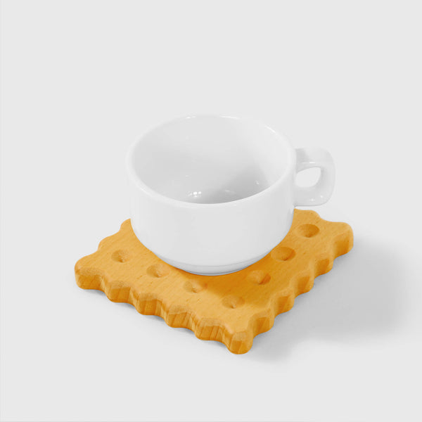 Beechwood Wooden Cookie Cup Coaster