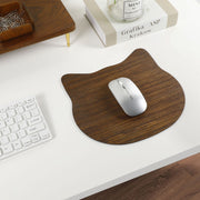 Cat-Model-Wooden-Mouse-Pad