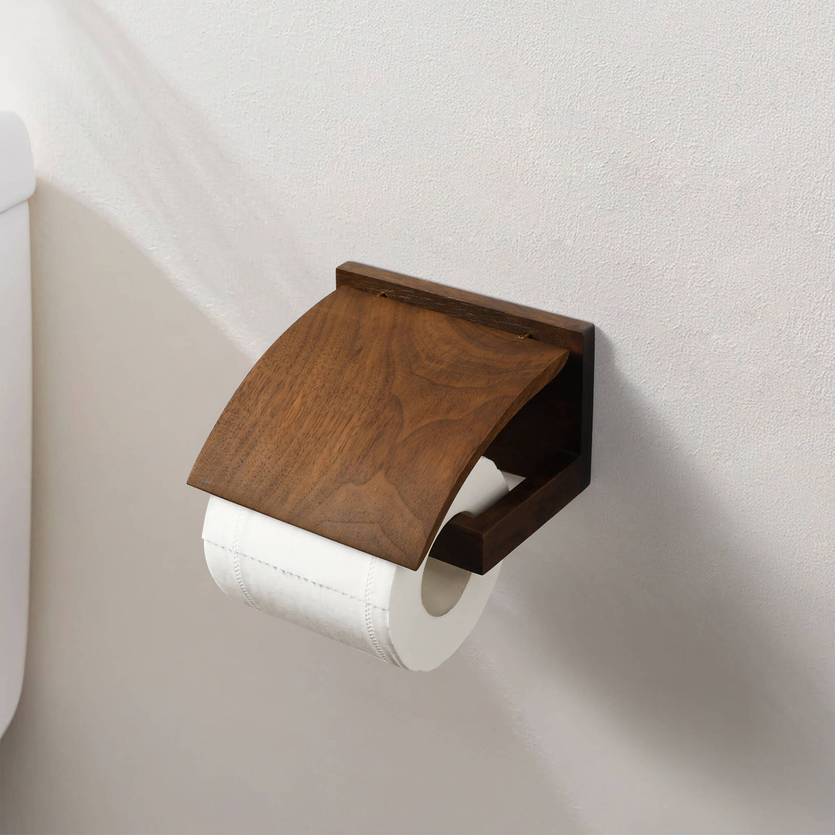 Red Oak Classique Wall-Mounted Toilet Paper Holder