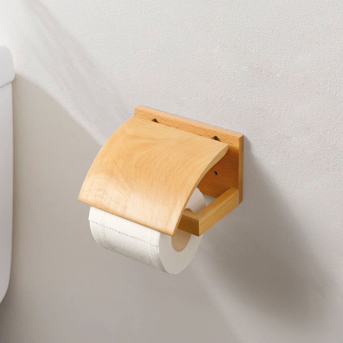 Red Oak Classique Wall-Mounted Toilet Paper Holder