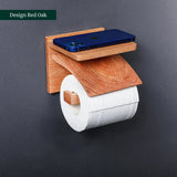 Red Oak Classique Wall-Mounted Toilet Paper Holder