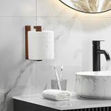 Walnut Minimalist Toilet Paper Holder