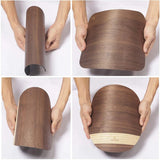 Real Walnut Wood Mouse Pad — Rectangular Desk Mat