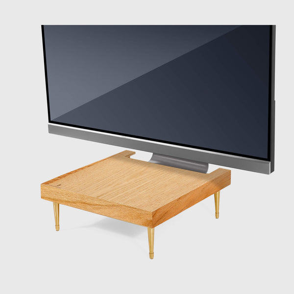 Red Oak iMac Wood Monitor Stand