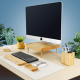 Red Oak iMac Wood Monitor Stand