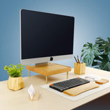 Red Oak iMac Wood Monitor Stand