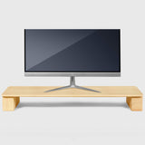 Rubber-Wood-Dual-Monitor-Stand