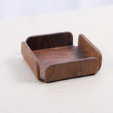 Small Walnut Wooden Tray | Desk Storage