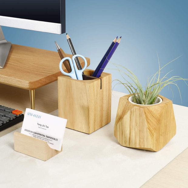 Solid-Wooden-Pen-Holder