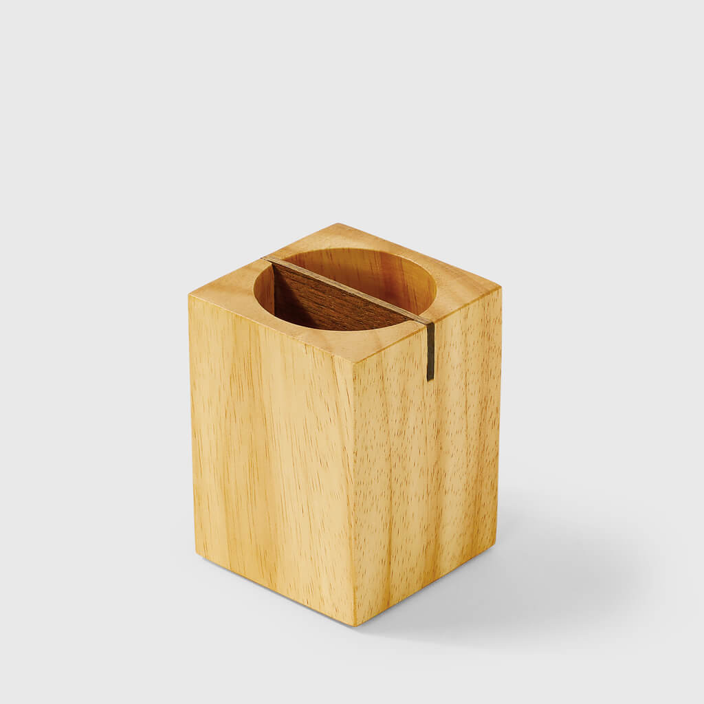 Solid Wooden Pen Holder