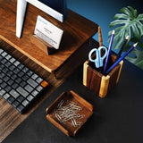 Spliced Wood Pen Holder