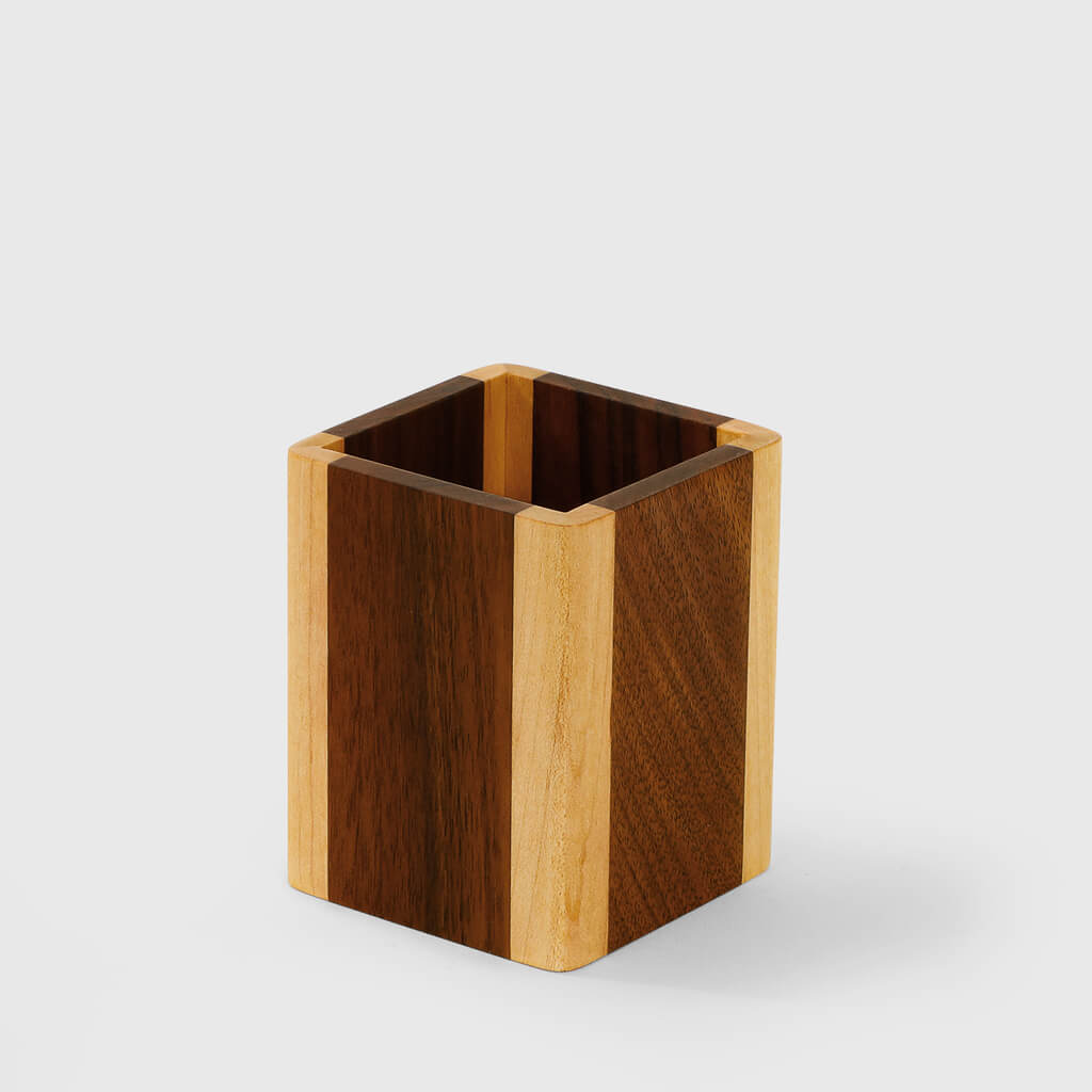 Spliced Wood Pen Holder