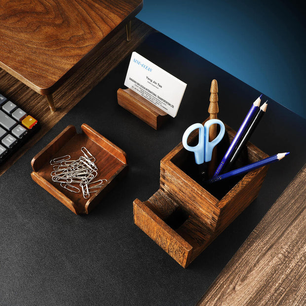Walnut-Business-Card-Holder