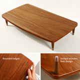 Solid Walnut Monitor Stand Desk Shelf — Ergonomic Wood Riser