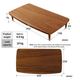 Walnut Desk Shelf