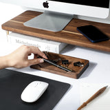 Walnut Desk Tray | Wooden Jewelry Storage | Home Decor