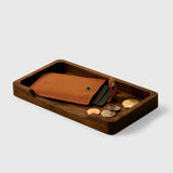 Walnut Desk Tray | Wooden Jewelry Storage | Home Decor