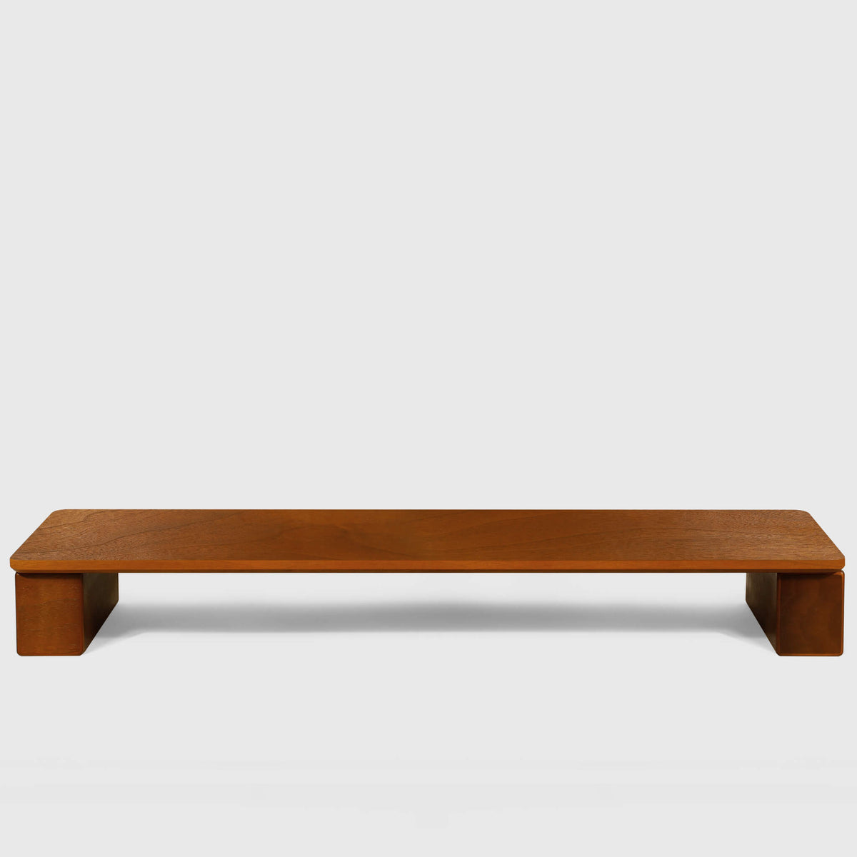 Walnut Dual Monitor Stand