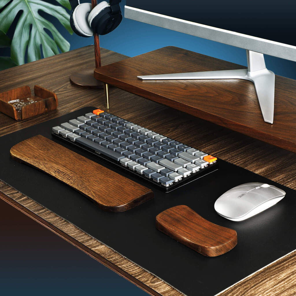 Walnut Keyboard Wrist Rest – CraftKitties