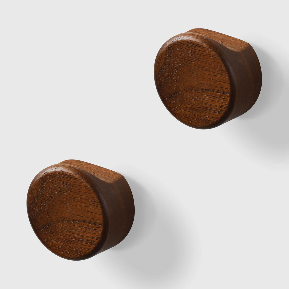 Walnut Magnetic Wall Hook — Key Holder for Entryway