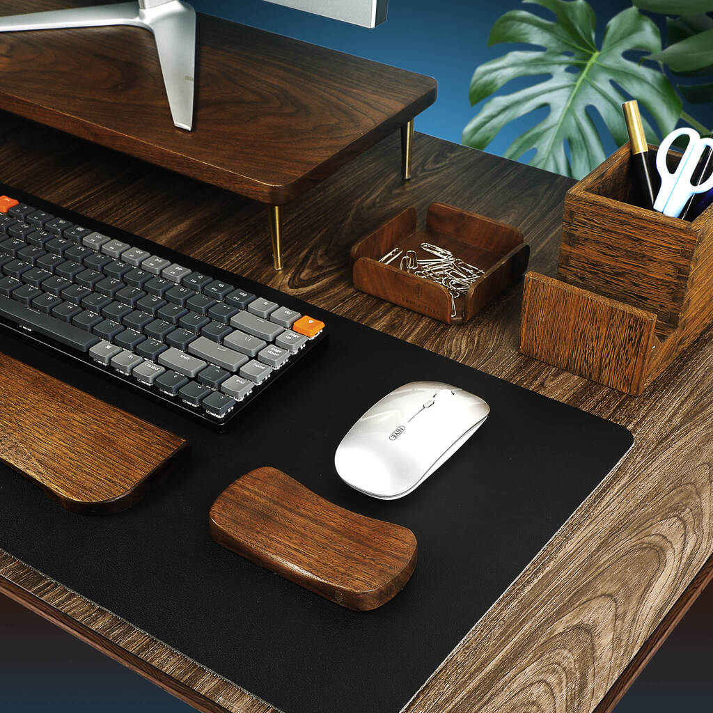 Walnut Mouse Wrist Pad