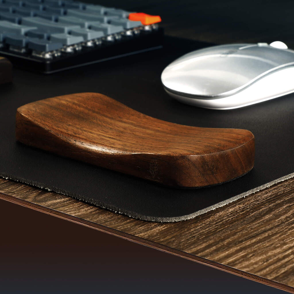 Walnut Mouse Wrist Pad